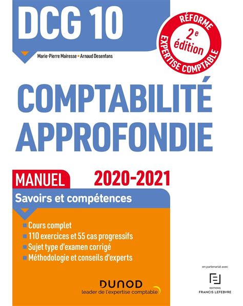 DCG 10 Comptabilité approfondie - Manuel : Réforme Expertise comptable 2019-2020 (DCG 10 - Comptabilité approfondie - DCG 10 t. 0)